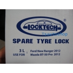 lock tech ที่ล็อค ยางอะไหล่  Ford Ranger 2012 ฟอร์ด เรนเจอร์ 2012